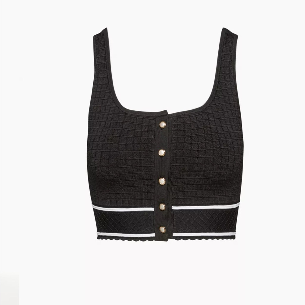 ARITZIA BABTON NWT Sculpt Knit Button Tank